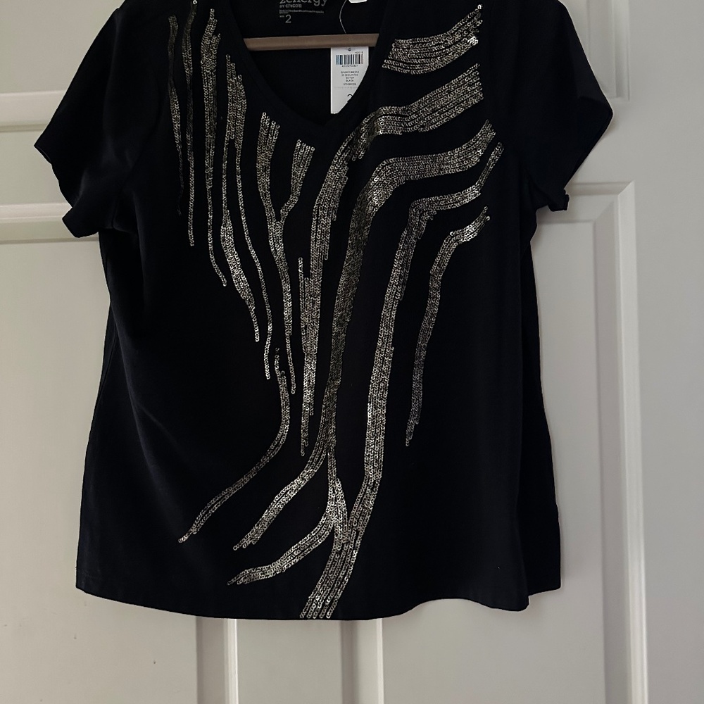 Black and gold Zenery shirt